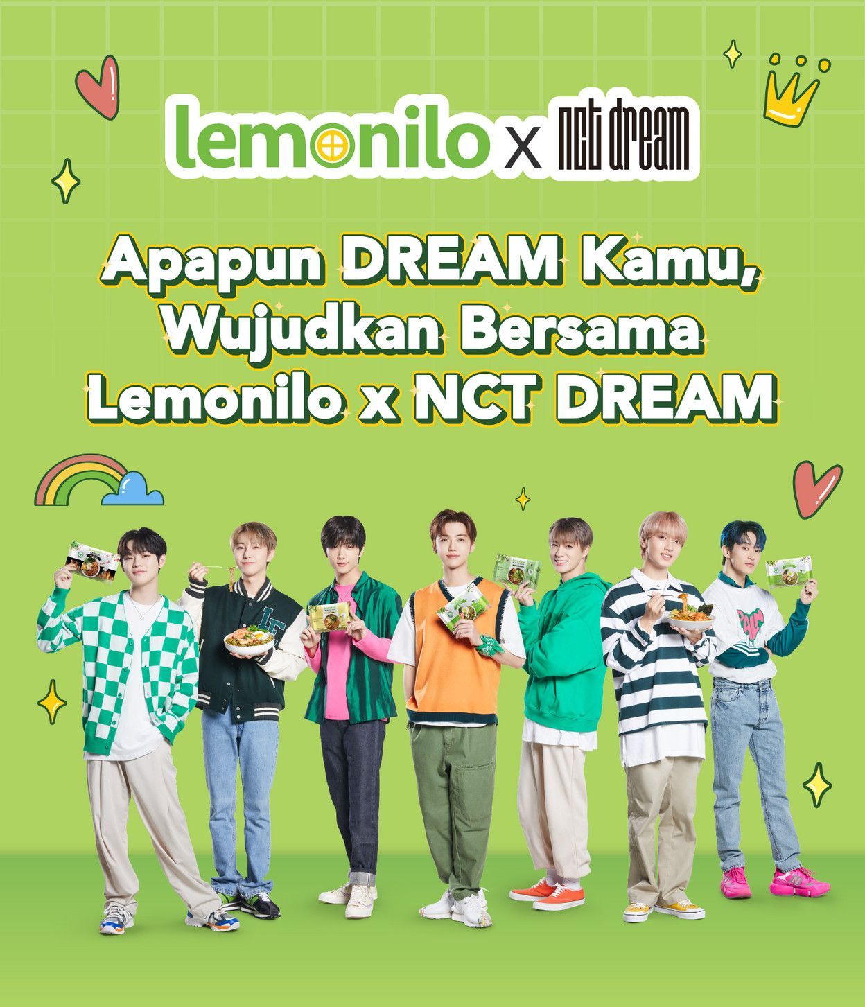 NCT Dream didapuk menjadi brand ambassador Lemonilo