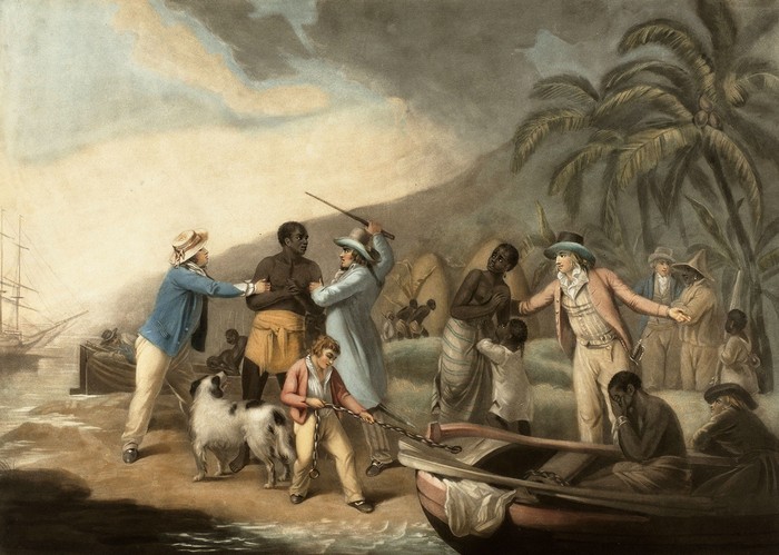 Ilustrasi perbudakan di dunia.