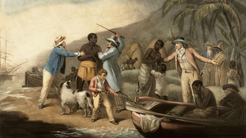 Ilustrasi perbudakan di dunia.