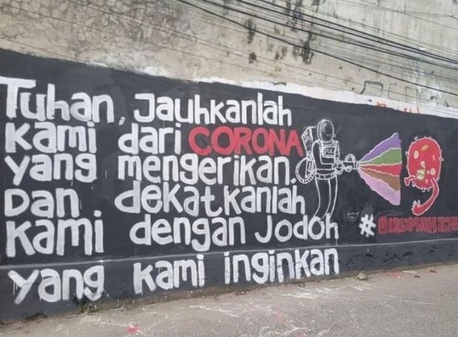 Kalau ini sih doa dan harapan semua orang deh sepertinya, khususnya para kaum jomblo. Tahun sudah baru, status juga baru dong.. Foto: Instagram/@awreceh.id