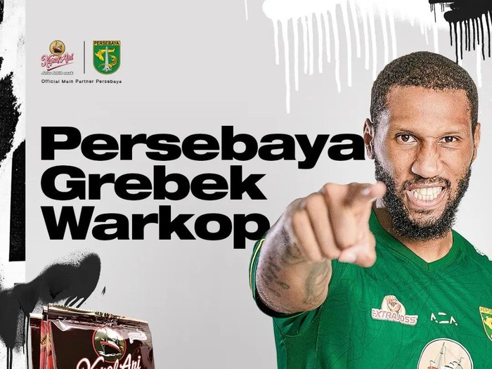 Persebaya mengajak Bonek ikut menggerakkan roda perekonomian. Klub berjuluk Bajul Ijo menggelar Persebaya Grebek Warkop.