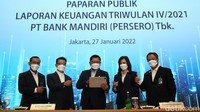 Tercatat, hingga akhir 2021 laju kredit perseroan secara konsolidasi tumbuh sebesar 8,86% secara yoy menjadi Rp 1.050,16 triliun lebih tinggi dibandingkan pertumbuhan kredit Industri sebesar 5,2% yoy.  
