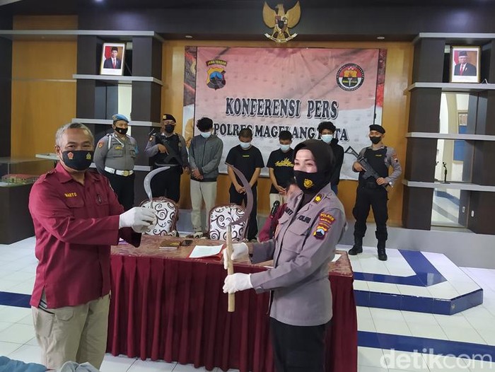 4 Pelajar Tersangka Pengeroyokan ditangkap Polresta.