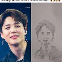 Yaudahlah ya, setidaknya doi sudah berusaha maksimal walau hasilnya justru jadi terlihat seperti orang yang berbeda. Nggak apa-apa, besok latihan lagi deh.. Foto: Facebook