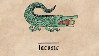 Logo Lacoste. Foto: Instagram/ilya_stallone_artist