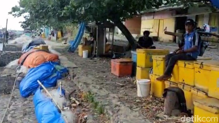 Sudah beberapa hari para nelayan di kawasan Pantai Santolo Garut tidak bisa melaut. Hal itu terjadi dikarenakan angin kencang yang melanda kawasan laut selatan.