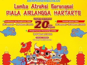 Sambut Perayaan Imlek, Golkar Jatim Gelar Lomba Atraksi Barongsai