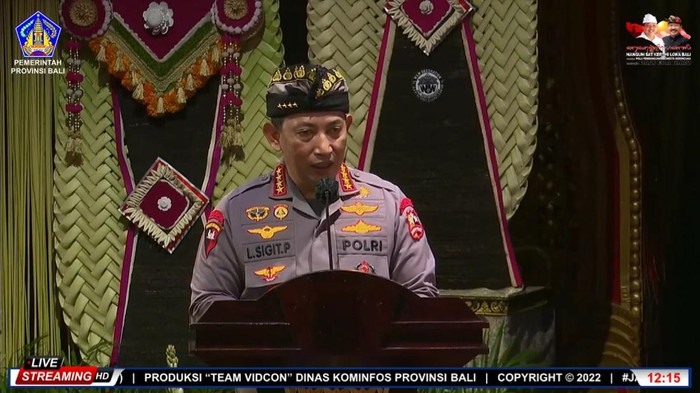 Kapolri Jenderal Listyo Sigit Prabowo di Bali (dok. istimewa)