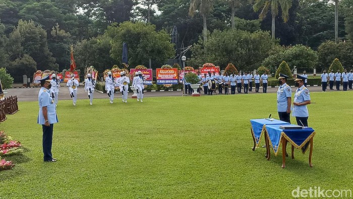 Kepala Staf Angkatan Udara Marsekal TNI Fadjar Prasetyo meresmikan Komando Operasional Udara Nasional atau Koopsudnas (Wildan Noviansyah/detikcom)