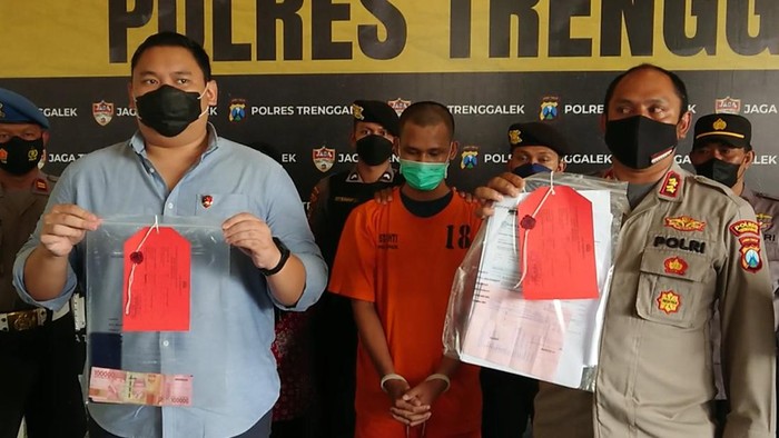 Konferensi pers Polres Trenggalek
