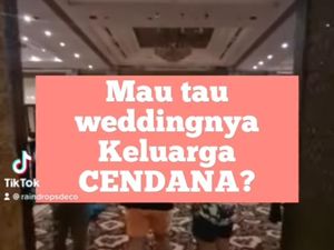 Megah! Dekorasi Nikah Keluarga Cendana Pindahin Tamansari Jogja