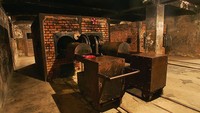 Bagian dalam krematorium diambil pada 8 Desember 2004 di Kamp Konsentrasi Auschwitz di Oswiecim, Polandia. Kamp itu dibebaskan oleh tentara Soviet pada 27 Januari 1945. Getty Images/Scott Barbour