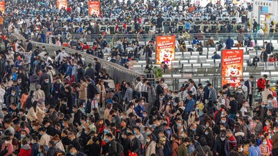 Ramainya Arus Mudik di China Jelang Libur Imlek