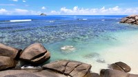 Menjadi salah satu pulau terkecil di Seychelles, Moyenne memiliki panjang 0,4 km dan lebar hampir 0,3 km. (Getty Images/iStockphoto/vuk8691)