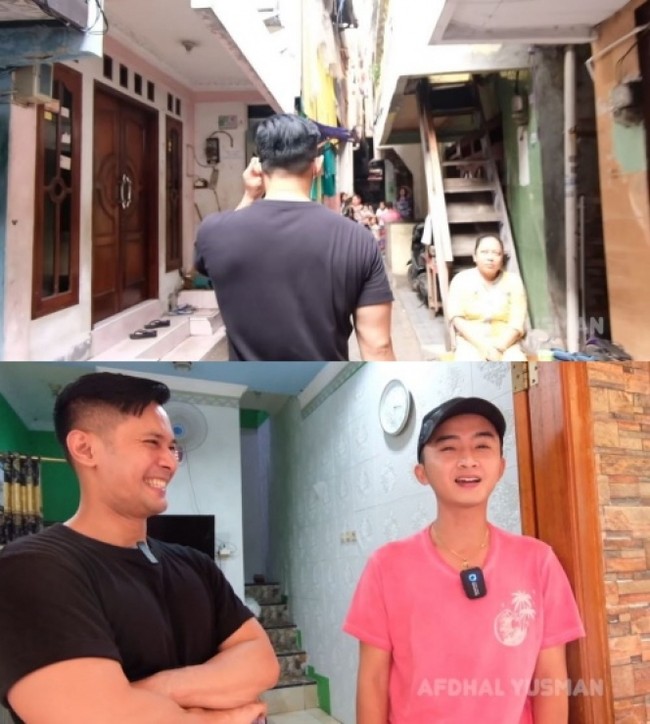 Selanjutnya ada Sensen, asisten Raffi Ahmad. Rumahnya berada di dalam gang sempit. Di rumah tersebut Sensen tinggal bersama sang kakak. Semenjak menjadi asisten Raffi Ahmad, nama Sensen memang mulai banyak dikenal. Sensen selalu tampak menemani Raffi, bahkan sampai ke luar negeri. Foto: YouTube/Afdhal Yusman