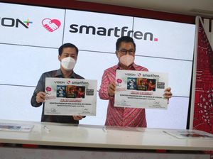 Smartfren-Vision+ Kolaborasi Beri Akses Konten Premium buat Pelanggan