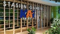 Suasana hijau itu juga dapat ditemui di Stasiun Gambir, Jakarta Pusat. (dok PT KAI Daop 1 Jakarta)