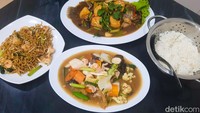 Harga makanan yang ditawarkan juga cukup terjangkau, sekitar Rp 70.000-an per porsinya. Foto: detikFood/Yenny Mustika Sari