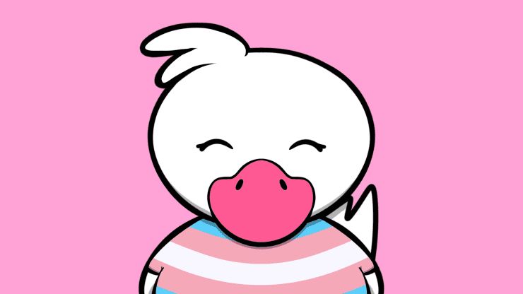 “Trans Duck” dari Dastardly Ducks NFT (Tangkapan Layar)