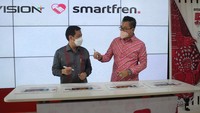 Smartfren mencatatkan diri sebagai operator pertama di Indonesia yang menjalin kerja sama eksklusif dengan Vision+.