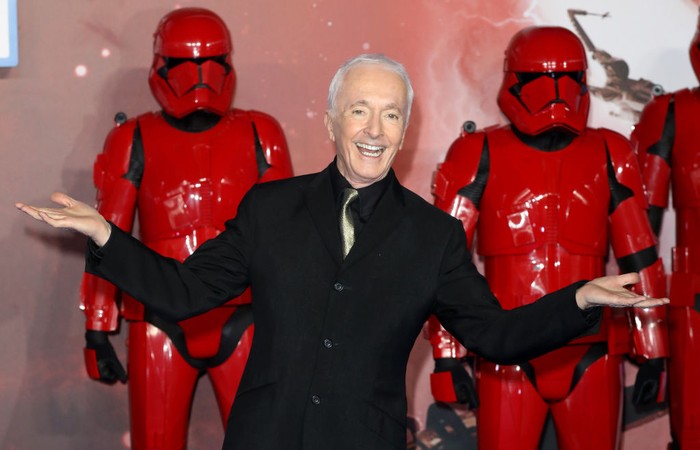 LONDON, ENGLAND - DECEMBER 18: Anthony Daniels attends the Star Wars: The Rise of Skywalker European Premiere at Cineworld Leicester Square on December 18, 2019 in London, England. (Photo by Tristan Fewings/Getty Images)