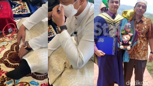 Momen pria yang menggelar acara ijab kabul.