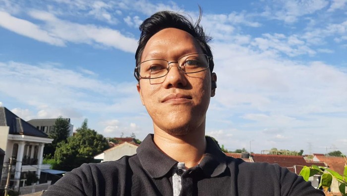 Seorang tunanetra programmer, M Adi Nugraha (dok.istimewa)