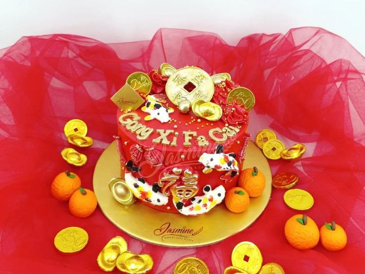 10 Cake Tema Imlek, Bisa Jadi Hadiah Spesial yang Cantik dan Enak