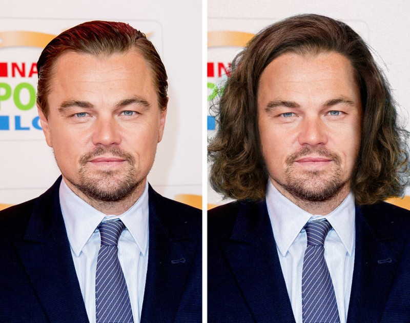 Fotoinet ketika para aktor hollywood diedit rambut gondrong