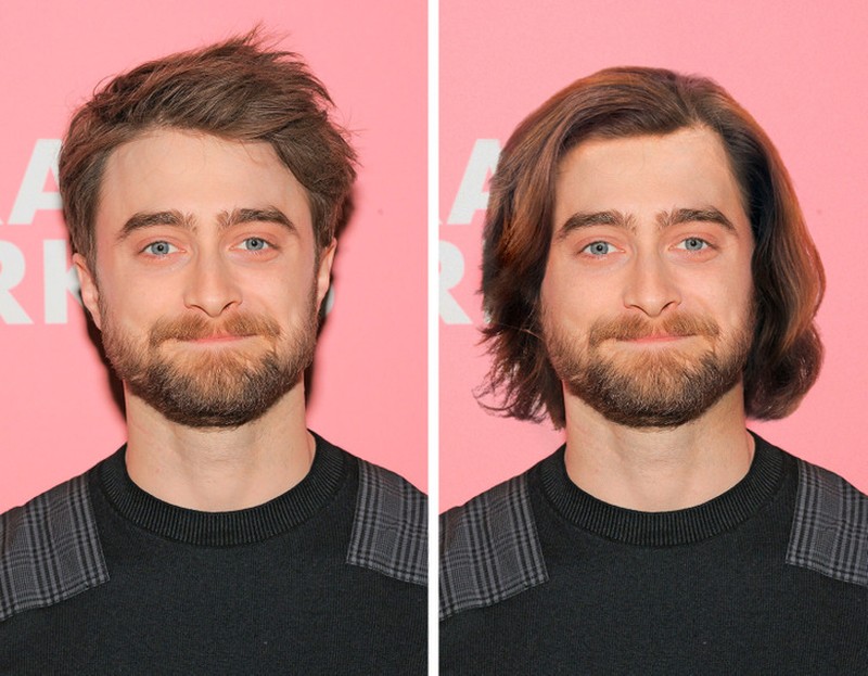 Fotoinet ketika para aktor hollywood diedit rambut gondrong