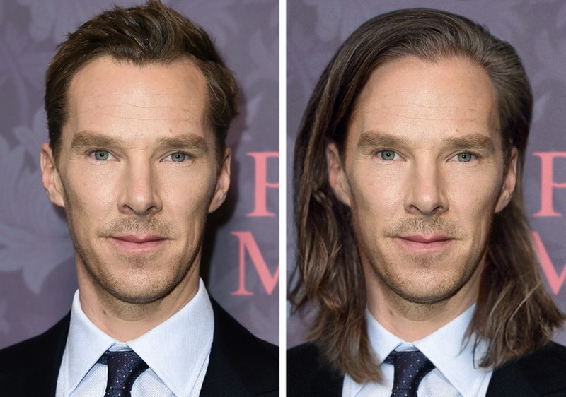 Fotoinet ketika para aktor hollywood diedit rambut gondrong