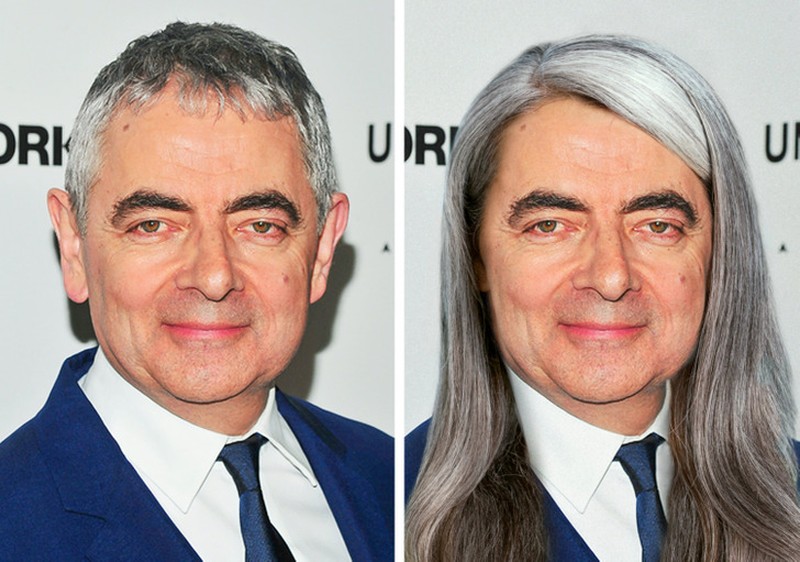 Fotoinet ketika para aktor hollywood diedit rambut gondrong