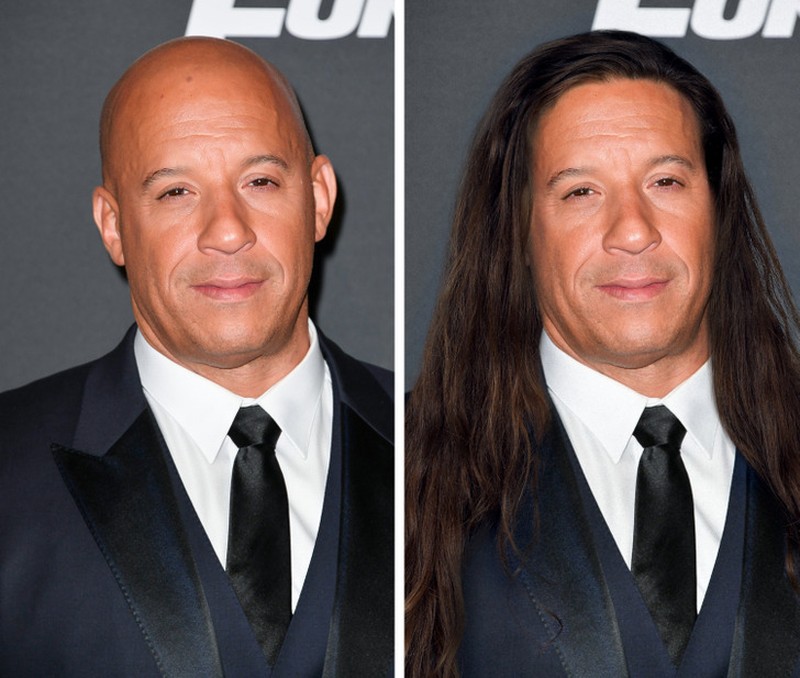 Fotoinet ketika para aktor hollywood diedit rambut gondrong