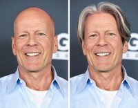 Fotoinet ketika para aktor hollywood diedit rambut gondrong