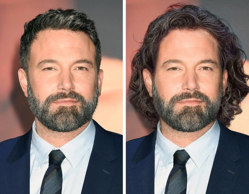 Fotoinet ketika para aktor hollywood diedit rambut gondrong