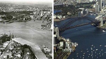 Landmark terkenal di Australia, Jembatan Sydney Harbour. Foto: Brightside