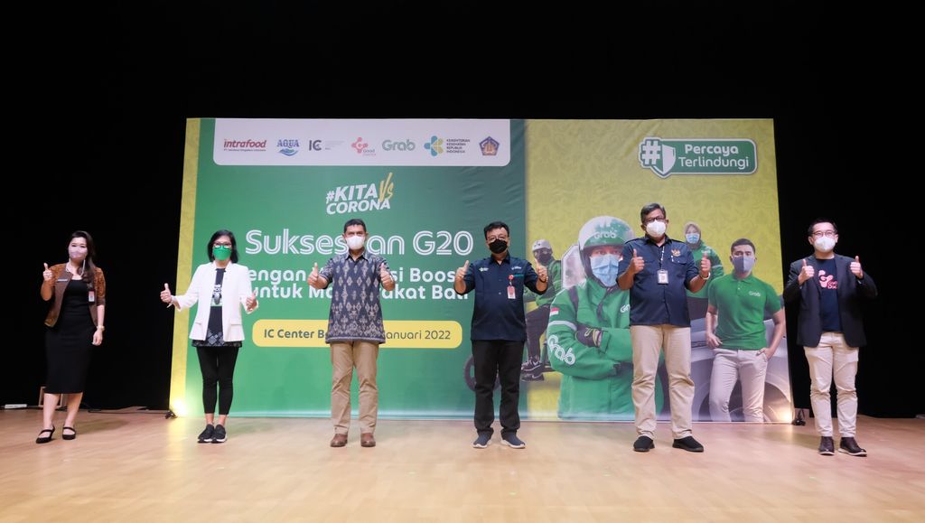 Grab Indonesia dan Good Doctor kembali bekerja sama dengan Kementerian Kesehatan Republik Indonesia serta Pemerintah Provinsi Bali untuk mendistribusikan vaksinasi booster
