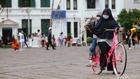 Museum Sejarah Jakarta menjadi salah satu landmark favorit wisatawan untuk berfoto ria.