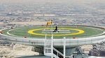 Kala Helipad Hotel Termewah di Dubai Jadi Lapangan Golf-Tenis