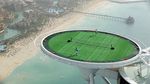 Kala Helipad Hotel Termewah di Dubai Jadi Lapangan Golf-Tenis