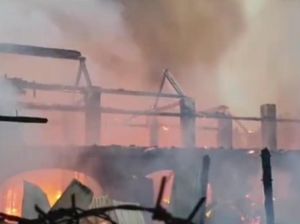Pasar Sedayu Gresik Terbakar