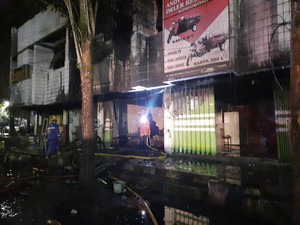 Kerugian Kebakaran Pasar Induk Bondowoso Diperkirakan Ratusan Juta Rupiah