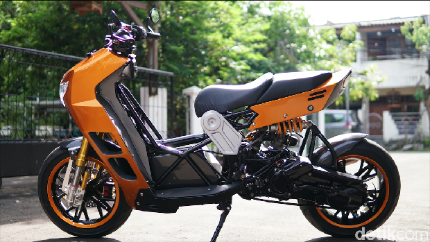 Yamaha Nouvo Modifikasi Indojet Rainbow Moto Builder