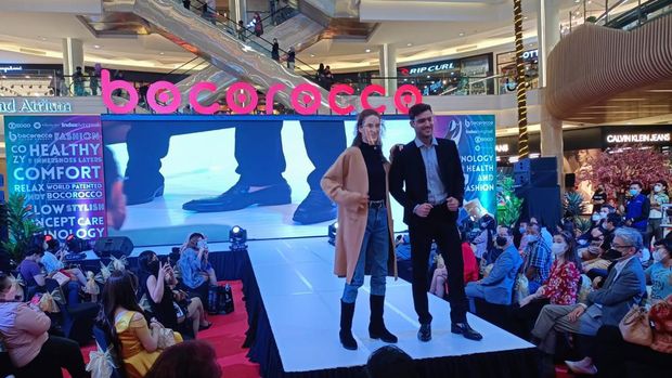 Peluncuran produk terbaru sepatu Bocorocco.