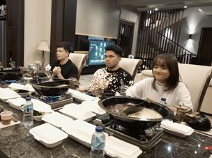 Fuji dan Thariq Pacaran, Ini Momennya Makan Hot Pot Bareng Atta-Aurel