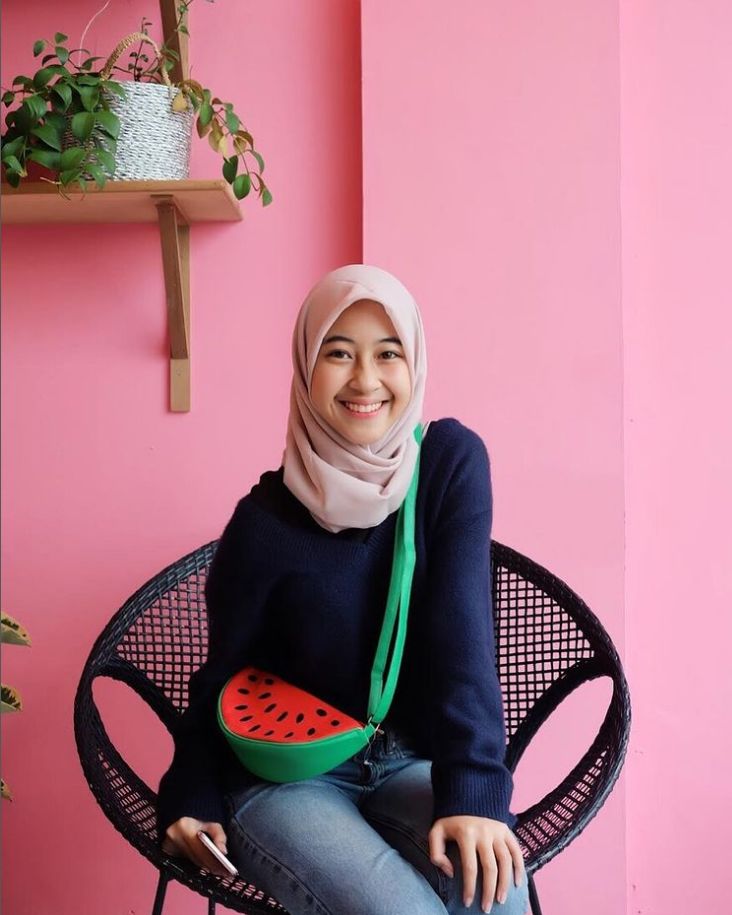 Gaya hijab Adiba Khanza