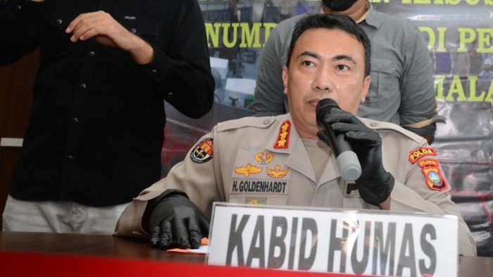 Kabid Humas Polda Kepri Harry Goldenhardt (Raja Adil Siregar/detikcom)