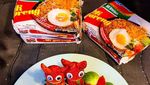 Kreatif! Netizen Ini Berhasil Sulap 10 Mie Goreng Jadi Cantik