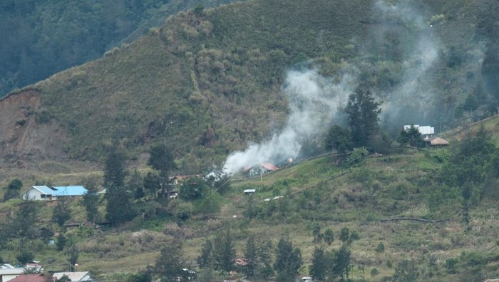 KST Papua bakar honai warga (Dok. Istimewa)