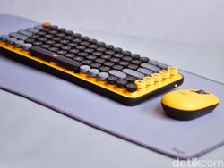 Logitech Pop Keys, Tampil Stylish Bergaya Klasik Bikin Seru WFH
